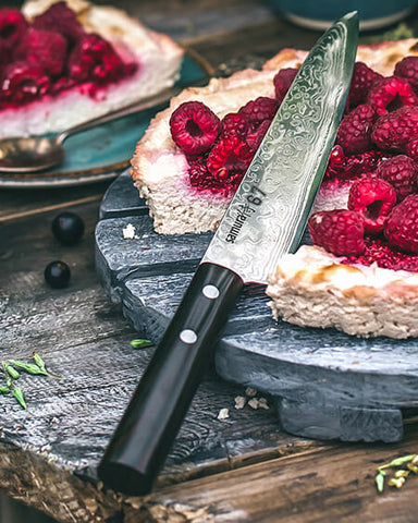 DAMASCUS67 Faca Santoku | Samura