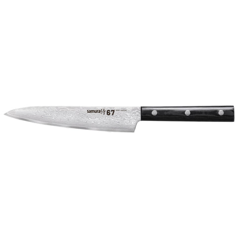 Faca utilitária DAMASCUS 67 Cabo Samura Micarta
