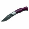 Faca de Bolso de Damasco Micarta Punho Boker