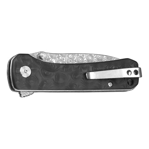 Faca de bolso Hawk Pocket Faca de fibra de carbono Cabo QSP