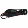 Faca de bolso SP2T Preto/Laranja G10 Cabo/Lug Steel