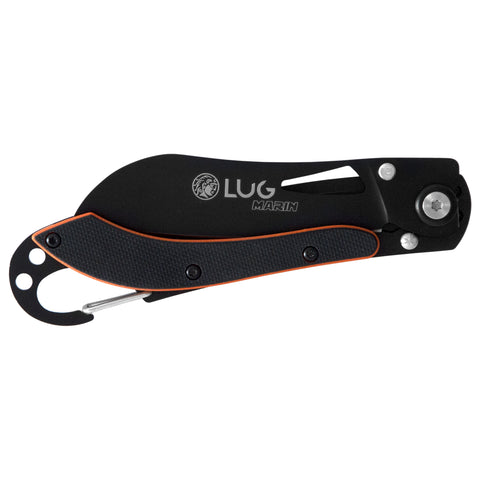 Faca de bolso SP2T Preto/Laranja G10 Cabo/Lug Steel
