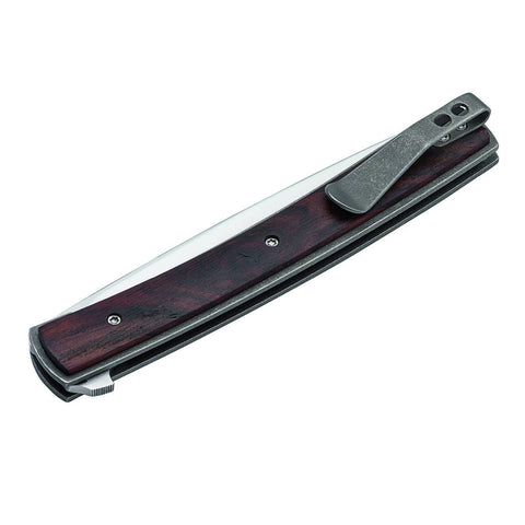 Cavaleiro caçador urbano Faca de bolso Cocobolo Cabo Cocobolo Boker Plus