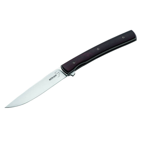 Cavaleiro caçador urbano Faca de bolso Cocobolo Cabo Cocobolo Boker Plus