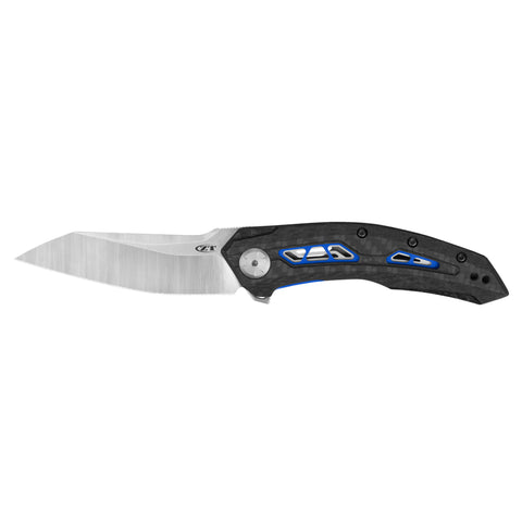 ZT Original 2 TN Faca de bolso Cabo de fibra de carbono Tolerância Zero