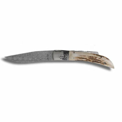 Lâmina Tridente Forjada de Damasco n12 Antler | Le Camarguais