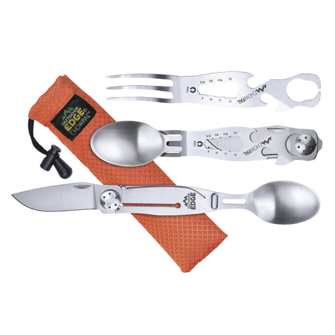 Conjunto de facas para piqueniques Chowpal Conjunto de facas para piqueniques Multiusos de Aço Borda Exterior
