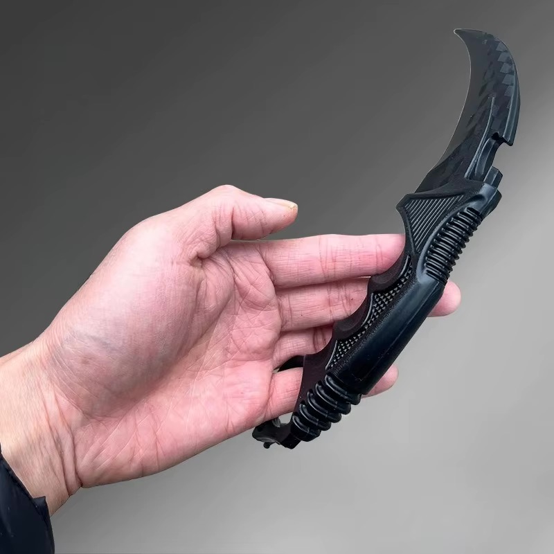 S5d622f30a6b545febc6b8a6e0a59f32dY.jpg_ Karambit Dobrável de Aço Inoxidável - Faca Claw CS-GO para Caça e Camping