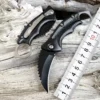 Faca Dobrável Karambit CS GO - Lâmina Afiada para Sobrevivência e Pesca